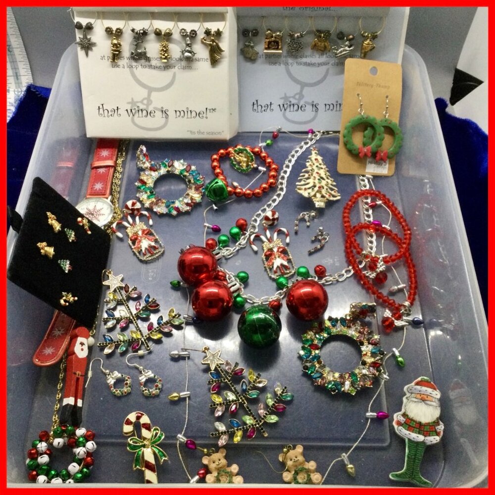 Xmas Jewelery Lot 1,25 pc